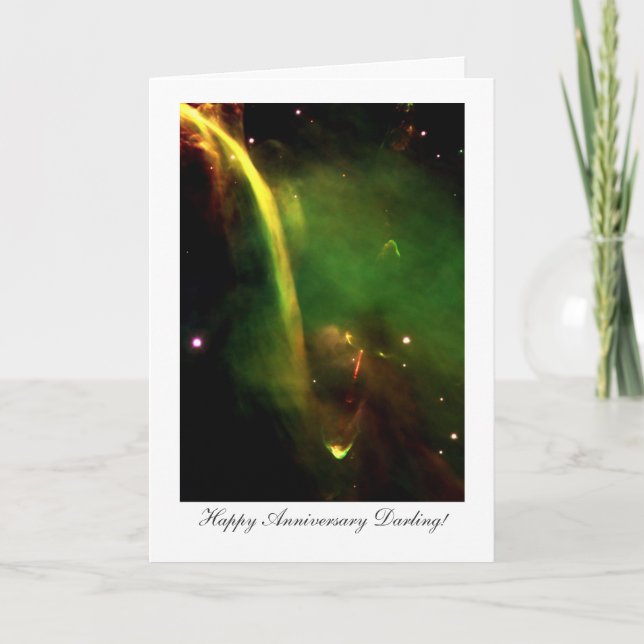 Protostar Herbig-Haro 34 glücklicher Anniversay Karte (Vorderseite)