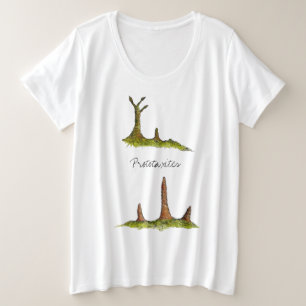 Prototaxis Fungi / Lichen Plus Größe T - Shirt