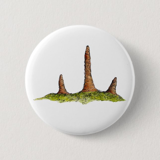 Prototaxites Fungi Button (Vorderseite)