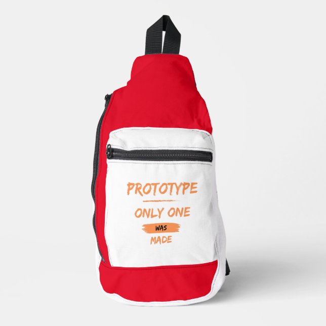 Prototyp, nur einer wurde hergestellt crossbody bag (Vorderseite)