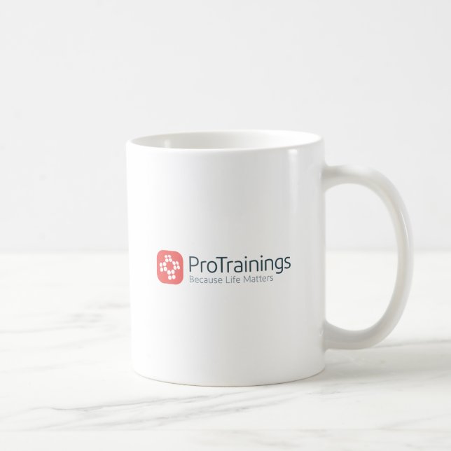 ProTrainings Logo-Merch-Kaffee-Tasse Kaffeetasse (Rechts)