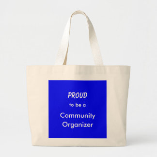 Proud2Be ein Gemeinschaftsorganisator (Tasche) Jumbo Stoffbeutel