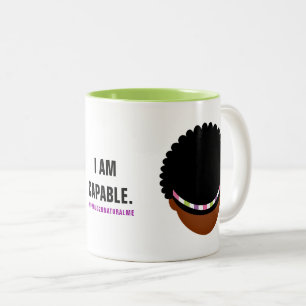 #Proud2BNaturalMe-Bestätigung Zweifarbige Tasse