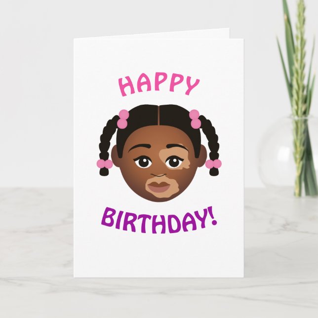 #Proud2BNaturalMe Choose-My-Complexion Birthday Karte (Vorderseite)