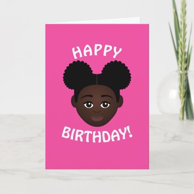 #Proud2BNaturalMe Choose-My-Complexion Birthday Karte (Vorderseite)