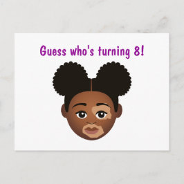 #Proud2BNaturalMe Choose-My-Complexion Birthday Postkarte