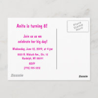 #Proud2BNaturalMe Geburtstagseinladung Postkarte