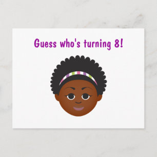 #Proud2BNaturalMe Geburtstagseinladung Postkarte