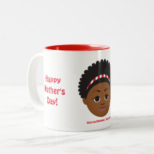#Proud2BNaturalMe Geschenke für #Mama Zweifarbige Tasse