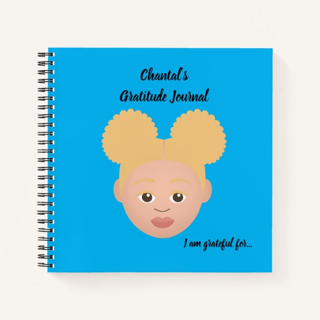 #Proud2BNaturalMe Personalisiert Dankeschön-Journa Notizbuch (Vorderseite)