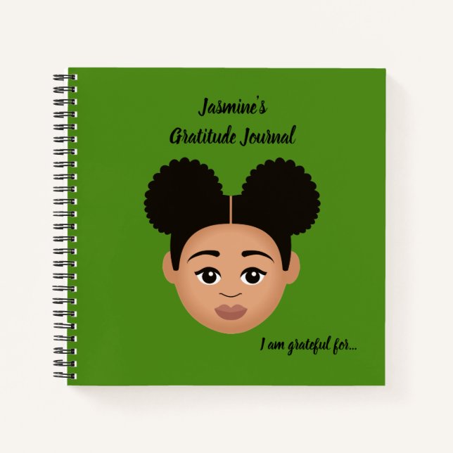 #Proud2BNaturalMe Personalisiert Dankeschön-Journa Notizbuch (Vorderseite)