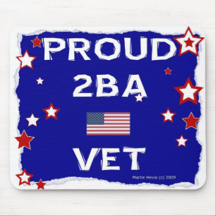 Proud 2 BA Vet - zu Ehren - Mousepad