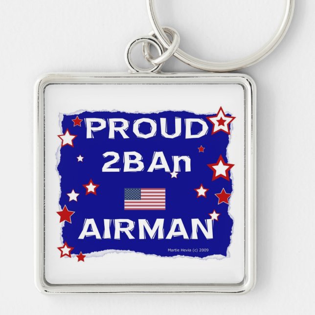 Proud 2BAn Airman Schlüsselanhänger (Vorne)