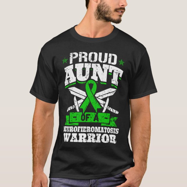 Proud A Of A Neurofibromatosis Warrior retro T-Shirt (Vorderseite)
