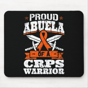 Proud Abuela eines CRPS-Kriegers RSD Awareness Rib Mousepad