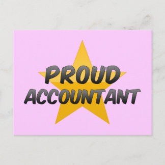 Proud Accountant Postkarte