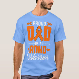 Proud ADHD Vater ADHD Warrior ADHD Awareness Oran T-Shirt
