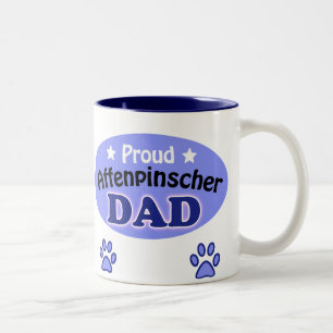 Proud Affenpinscher Vater Zweifarbige Tasse