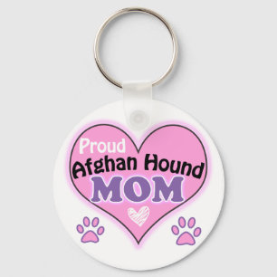 Proud Afghan Hound Mama Schlüsselanhänger