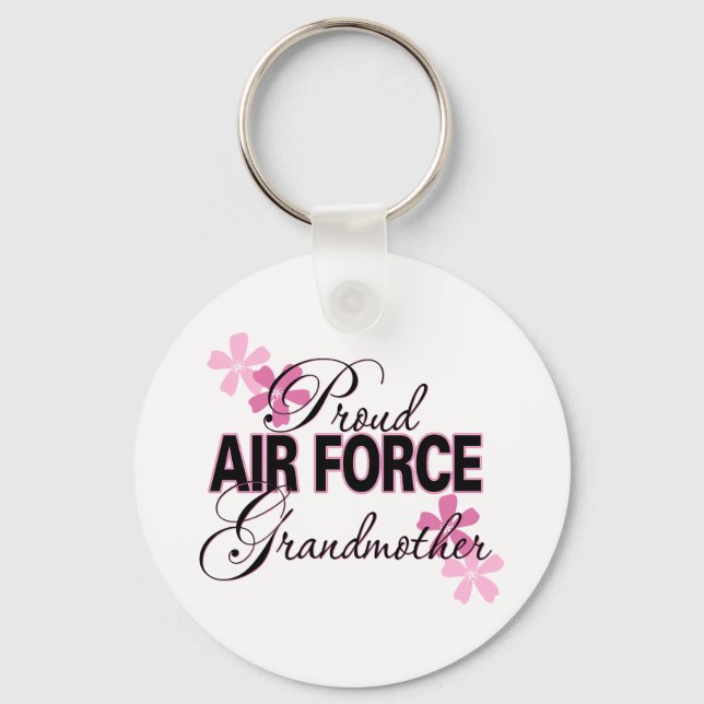 Proud Air Force Großmutter Schlüsselanhänger (Vorderseite)