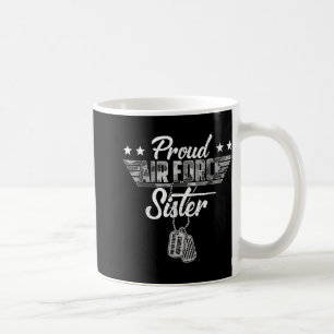 Proud Air Force Sister Camouflage Usaf Veteran Air Kaffeetasse
