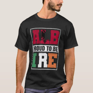 Proud Albanian Irish Mix Albanien und Irland Herit T-Shirt