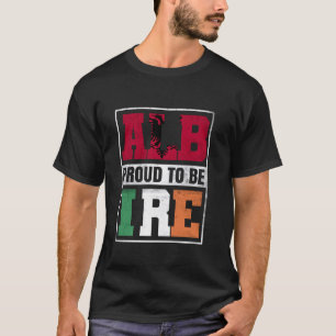 Proud Albanian Irish Mix Albanien und Irland Herit T-Shirt