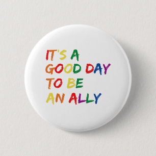 Proud allesamt Pride Gay LGBT Monatsparade Geschen Button