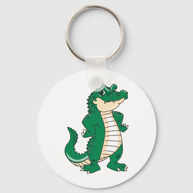 Proud Alligator Schlüsselanhänger (Vorderseite)