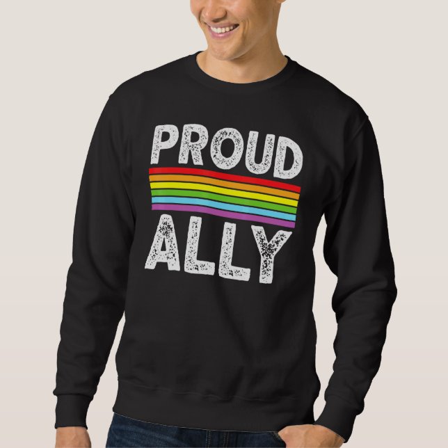 Proud Ally 2 Sweatshirt (Vorderseite)