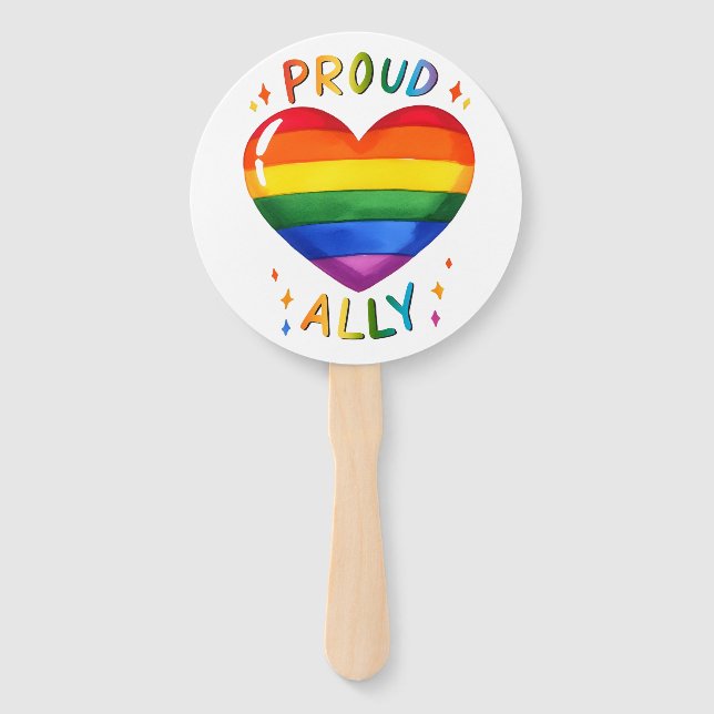 Proud Ally Fan Set Fächer (Vorderseite)