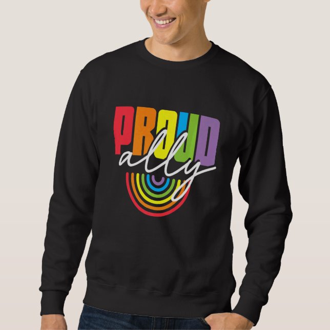 Proud Ally Sweatshirt (Vorderseite)