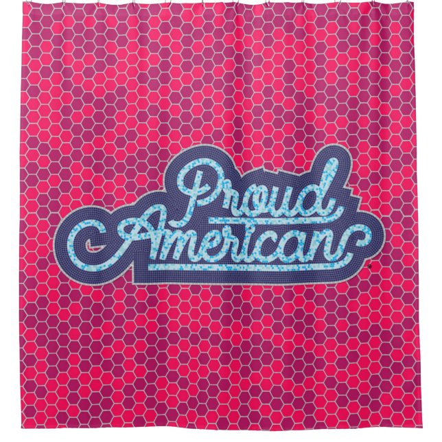 Proud American Duschvorhang (Vorderseite)