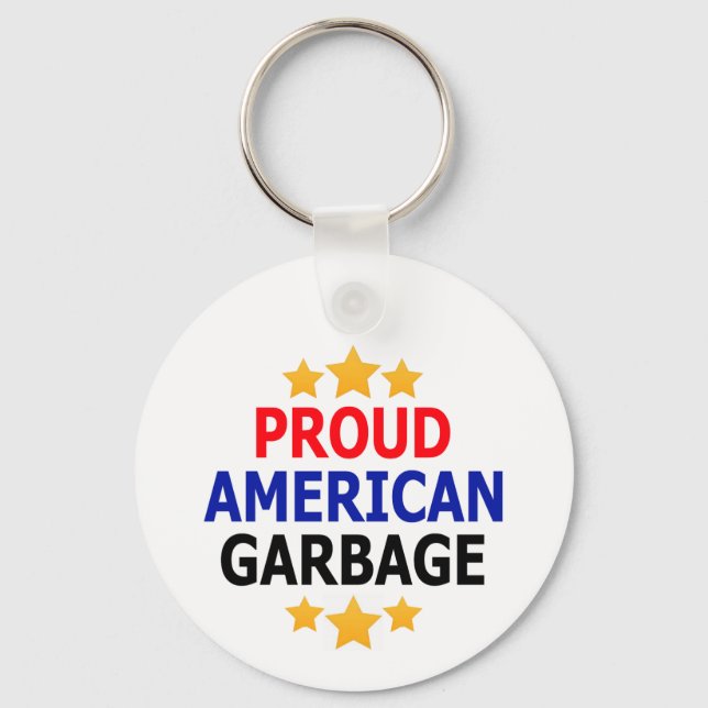 Proud American Garbage Schlüsselanhänger (Vorderseite)