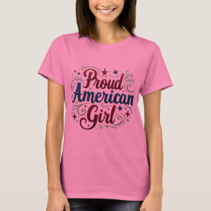 Proud American Girl T-Shirt