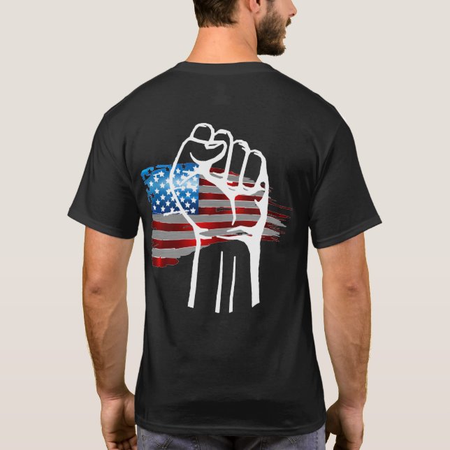 PROUD AMERICAN - wht  T-Shirt (Rückseite)
