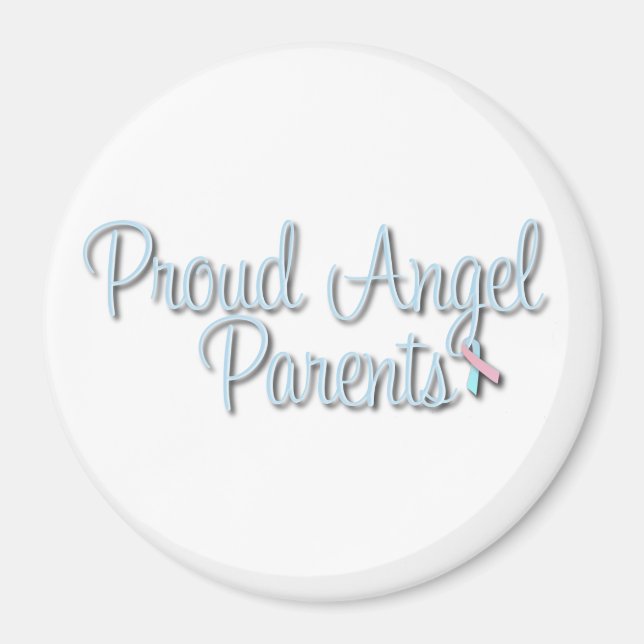 Proud Angel Parents Magnet (Vorne)