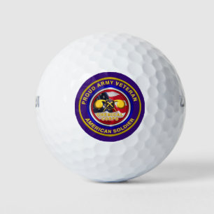 Proud Army Chemical Corps Veteran Golfball