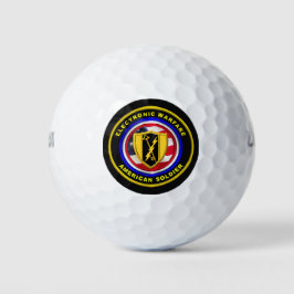 Proud Army Electronic Warfare Veteran Golfball
