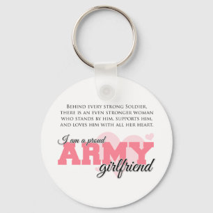 Proud Army Girlfriend Schlüsselanhänger