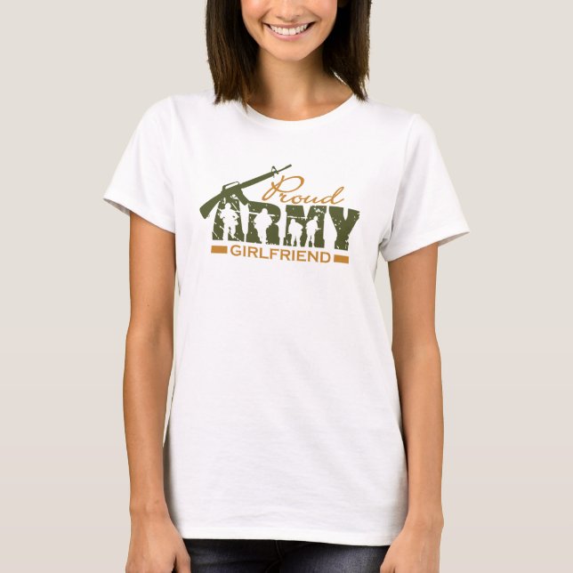Proud Army Girlfriend T-Shirt (Vorderseite)