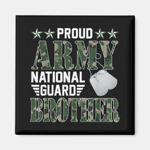 Proud Army National Guard Brother Military Family Magnet