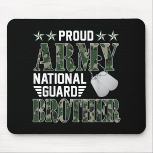 Proud Army National Guard Brother Military Family Mousepad