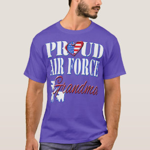 Proud Army National Guard Oma USA Herz T-Shirt