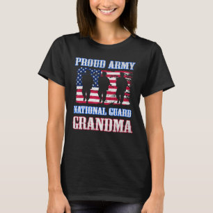 Proud Army National Guard Oma USA Veteran T-Shirt
