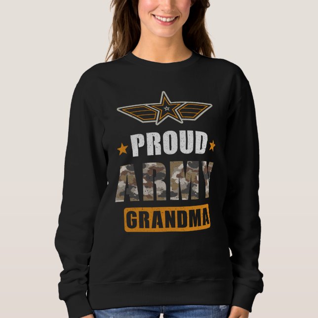 Proud Army Oma Sweatshirt (Vorderseite)