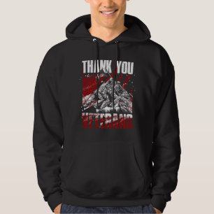 Proud Army Soldier Freedom Patriotic Danke Vet Hoodie