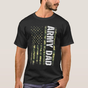 Proud Army Vater United Staaten USA Flag Geschenk  T-Shirt