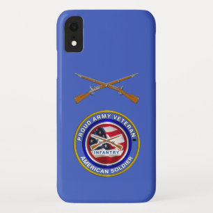Proud Army Veteran Infantry Soldier Infantry Blue Case-Mate iPhone Hülle