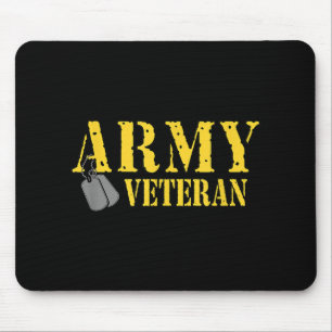 Proud Army Veteran Shirt Militärischer Stolz T Shi Mousepad